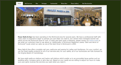 Desktop Screenshot of maxxnailsandspa.com